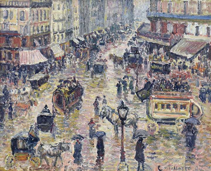La Place du Havre, Effet de Pluie